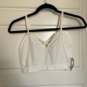 Forever 21 Plus Sizes Bra-let- White